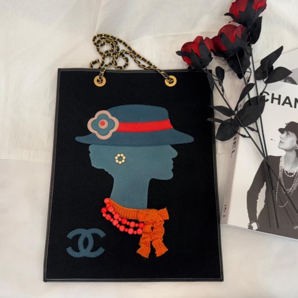 Chanel 毛線手袋 