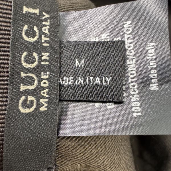 Gucci 牛仔藍 滿版老花 棒球帽 