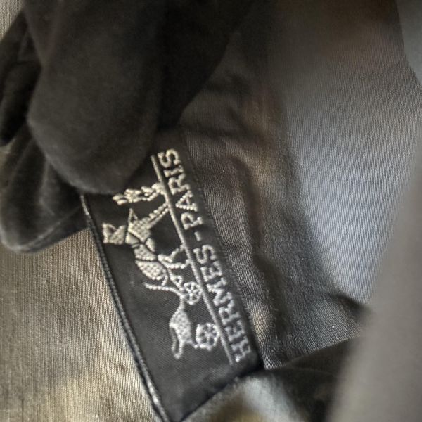 Hermès 愛馬仕 灰色帆布Fourre Tout Porte Documents 商務包 