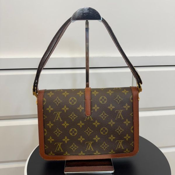 Louis Vuitton 紅皮肩背包 