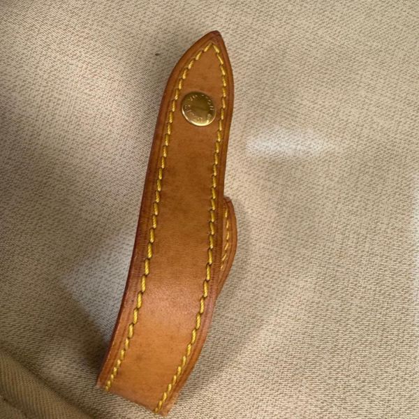 LOUIS VUITTON 復古Alize 老花皮革旅行袋 