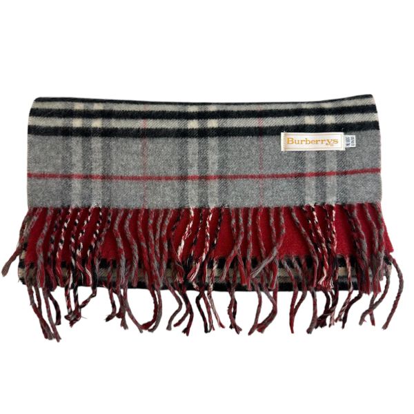 Burberry 巴寶莉 羊毛格紋圍巾 