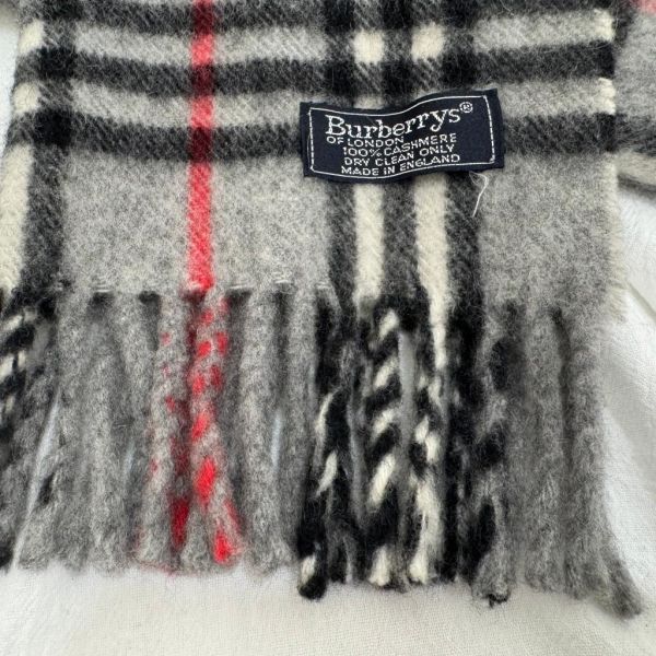 Burberry 經典格紋羊毛圍巾 