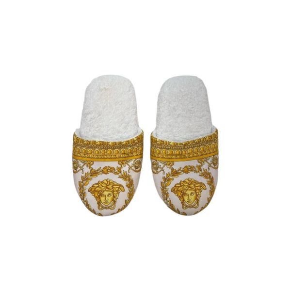 Versace 棉質奢華居家拖鞋 