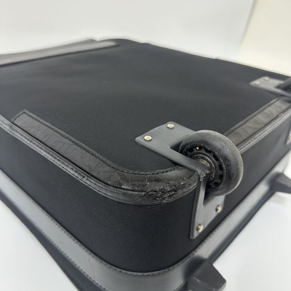 Gucci 黑色尼龍拉桿行李箱 