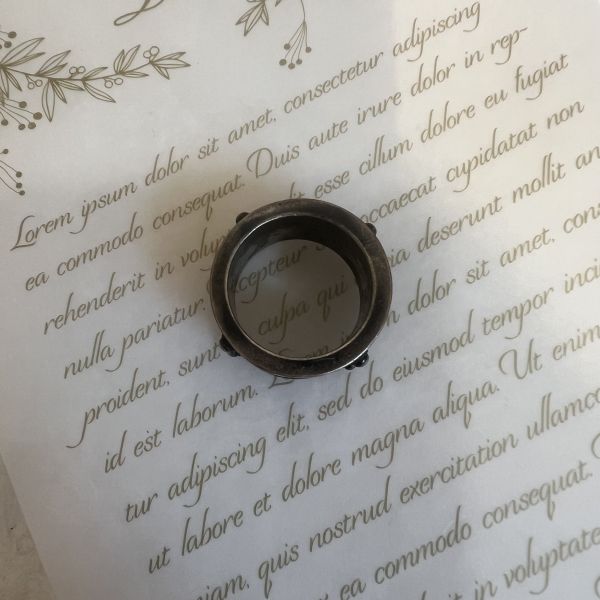 Gucci 馬銜鍊寬版戒指 
