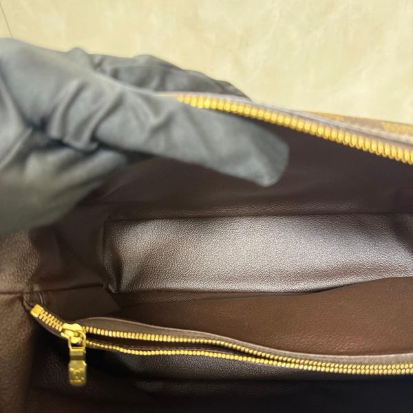 Louis Vuitton 棋盤格拉鏈手拿包 