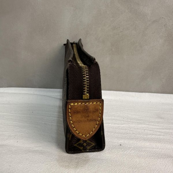 Louis Vuitton 中古老花迷你洗漱手拿包 
