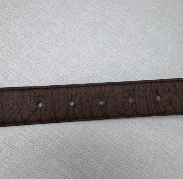 Cartier 卡地亞 金x銀頭 棕色皮革 皮帶 腰帶 