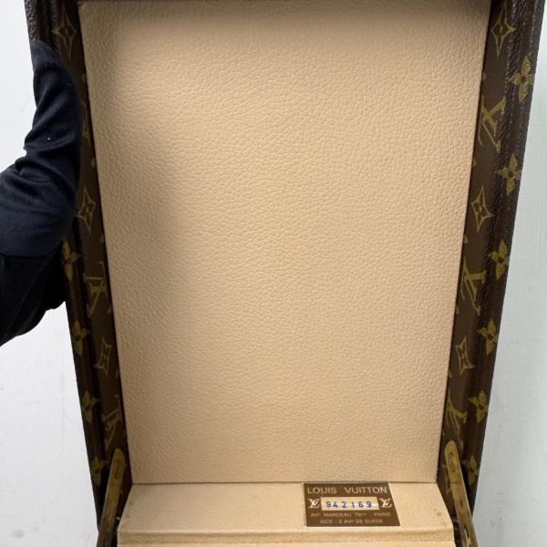 Louis Vuitton 古董老花硬殼手提化妝箱 