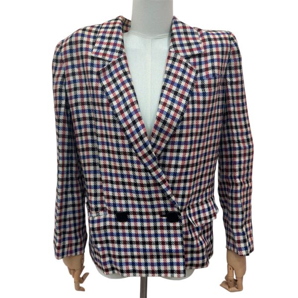 Dior 復古格紋西裝外套 