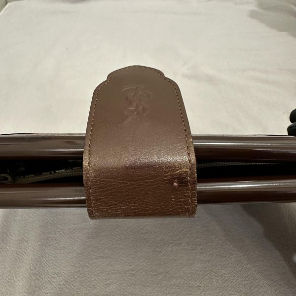 Yves Saint Laurent 古董鴕鳥腿皮革手拿包 