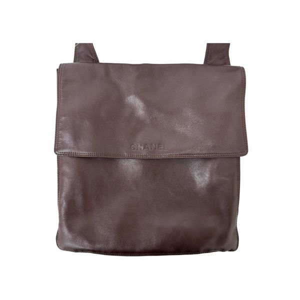 Chanel 全皮單肩斜背包 
