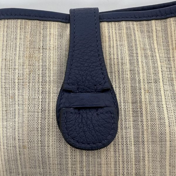 Hermès Evelyne草編手袋 