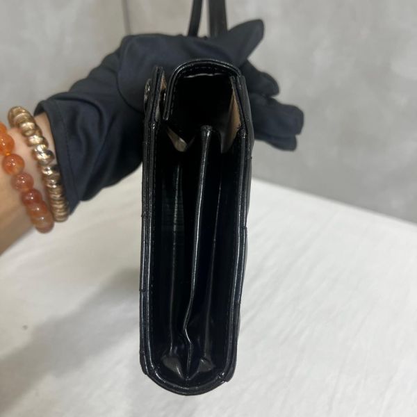 Chanel 黑色長方肩背包 