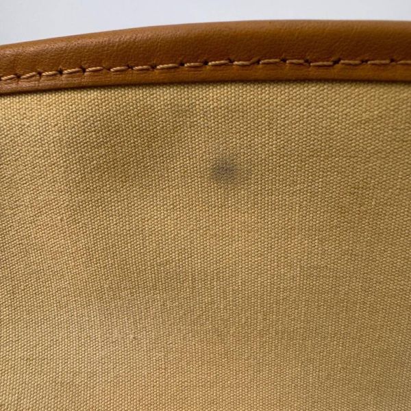 Louis Vuitton 黃色丹寧拼焦糖皮革斜背包 