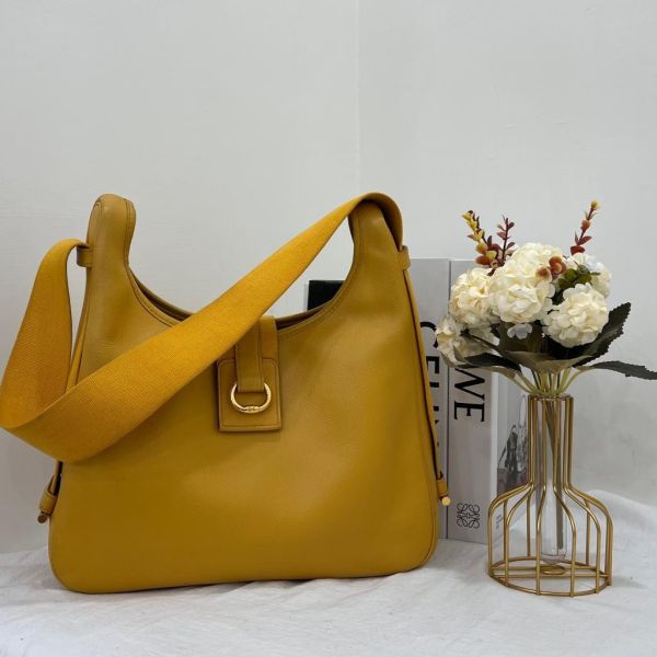Hermès 黃色 tsako單肩包 