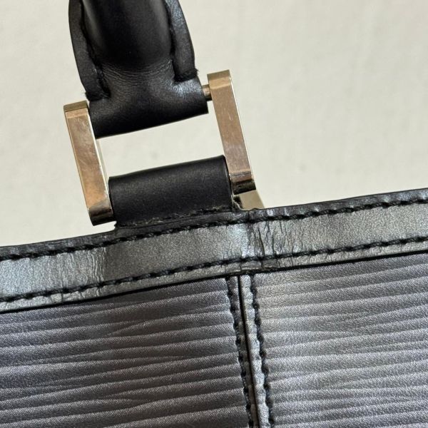 Louis Vuitton 條紋 黑色 手提 