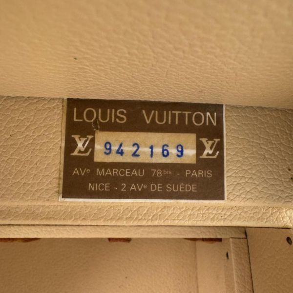 Louis Vuitton 古董老花硬殼手提化妝箱 