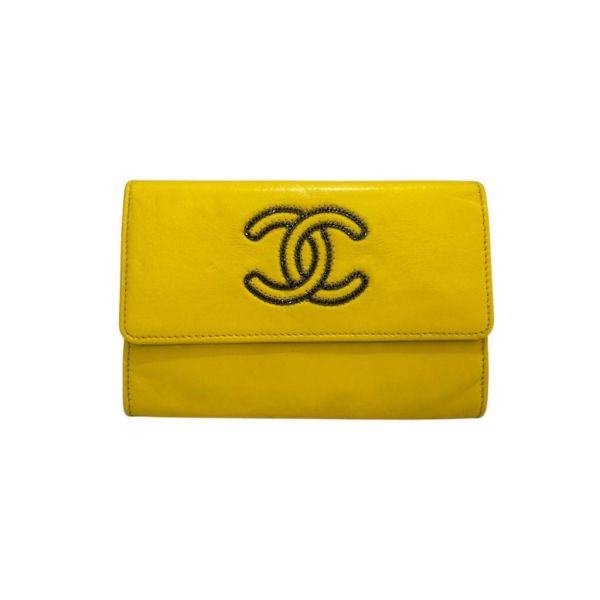 Chanel 小鵝黃中夾 