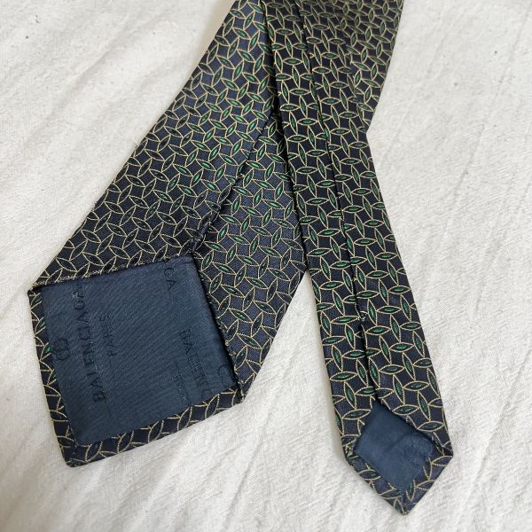 BALENCIAGA 橢圓形花紋領帶 （中古） 