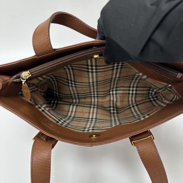 Burberry 巴寶莉 復古皮革托特包 