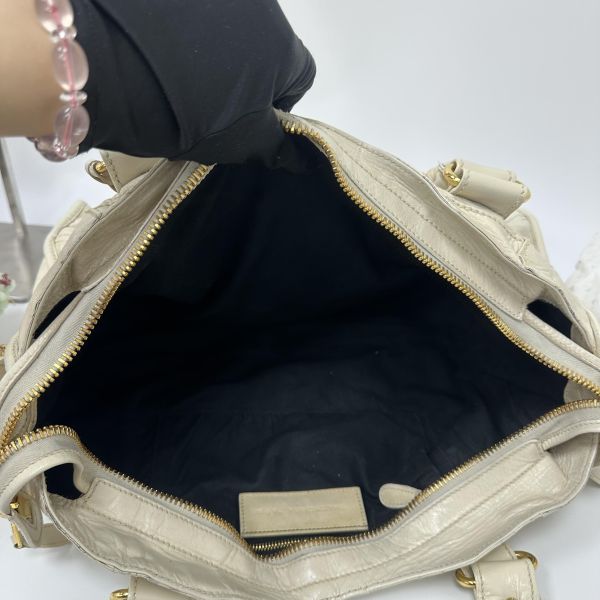 Balenciaga 白色 Giant Part Time 機車包 