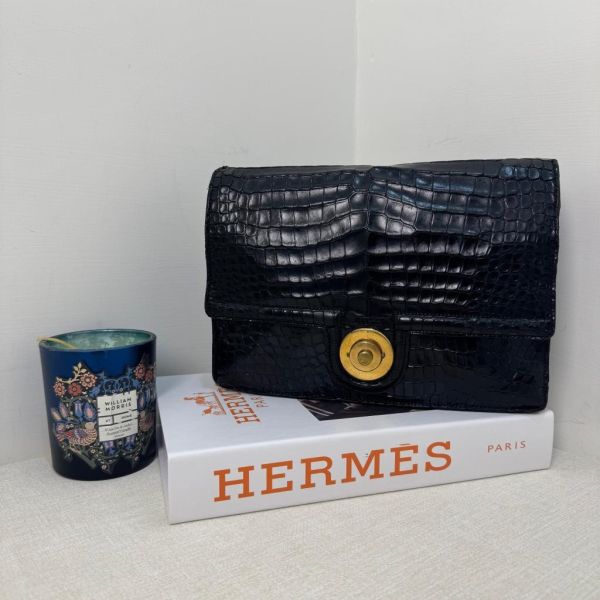 Hermès 稀有鱷魚皮皮包 