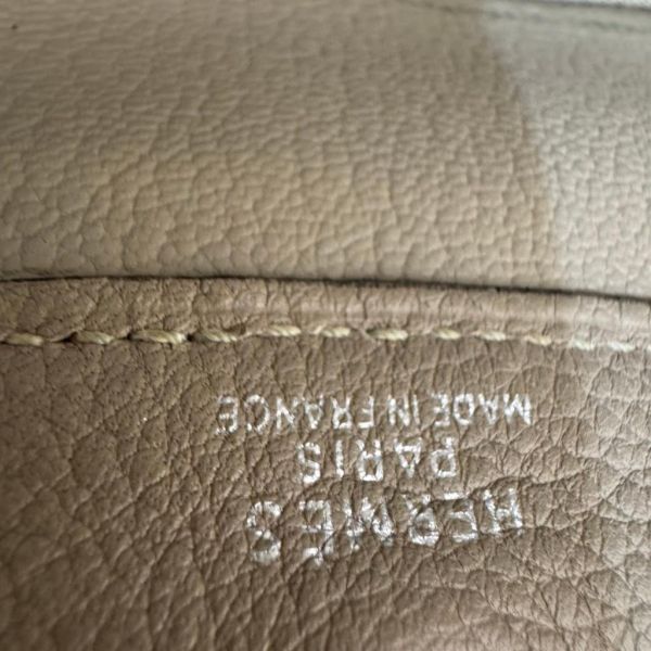 Hermès 大象灰全皮手提包 