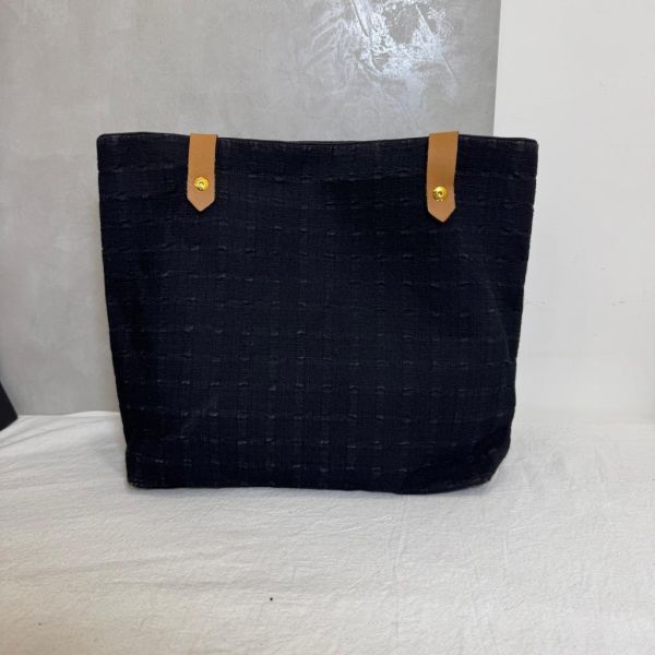 Hermès  斜背雙子星牛仔布包 