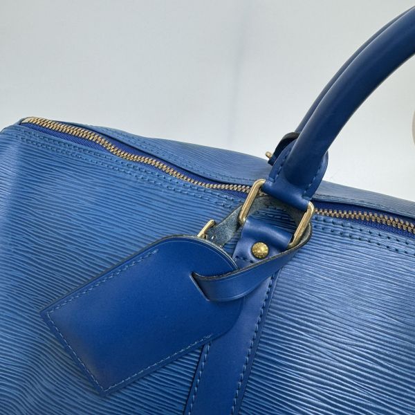 Louis Vuitton Keepall 50藍色旅行袋 