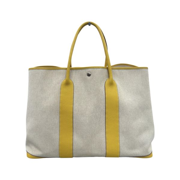 Hermès Garden Party 花園系列 鵝黃色托特包 
