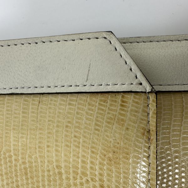 YSL 聖羅蘭 經典復古蜥蜴壓花單肩包 