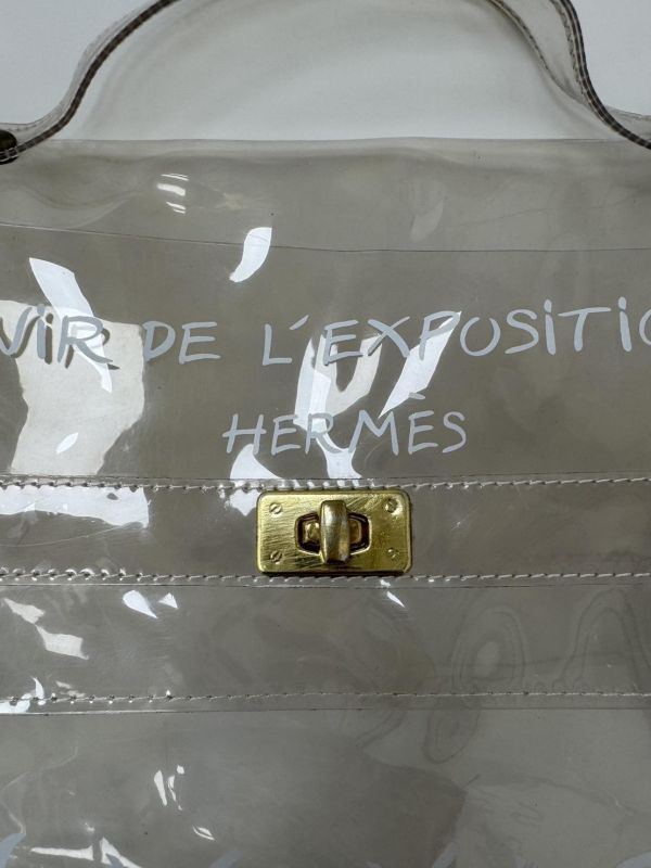 Hermès「Vinyl Kelly」透明限量包 