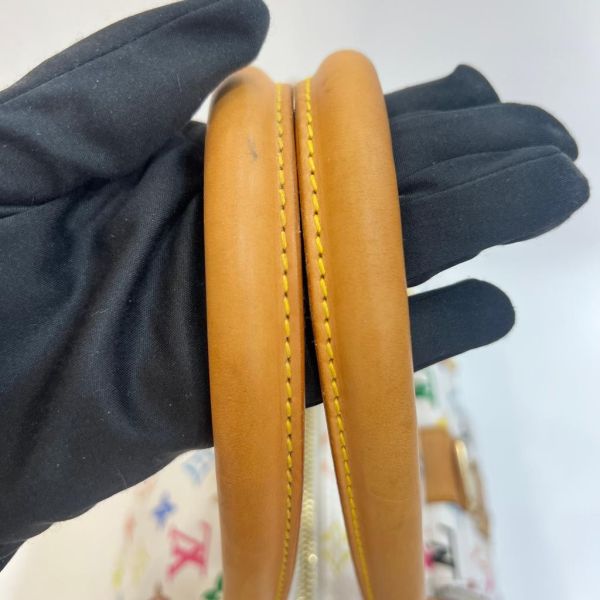 LV 村上隆白三彩 keepall 45 旅行包 