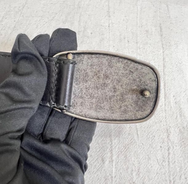 YSL 五角星月桂葉環繞 皮帶 