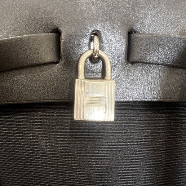 Hermès 帆布Herbag二用後背包 