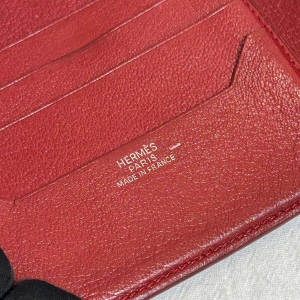 Hermès  紅色中夾 