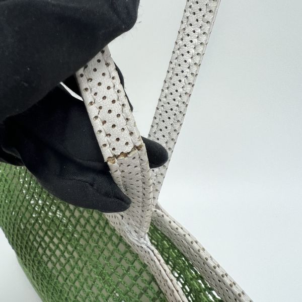 (出清特惠)Chanel 綠色網球網兜單肩包 