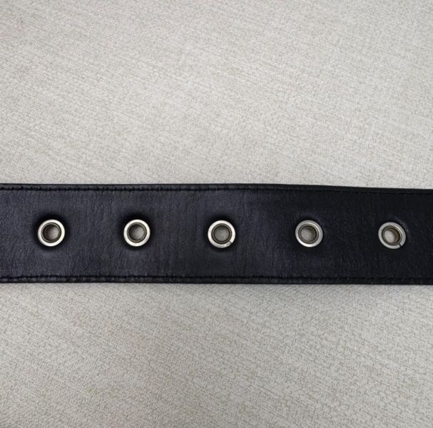 Bottega Veneta 銀頭 藍編織 皮帶 腰帶 