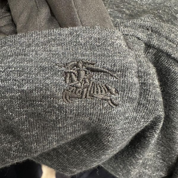 Burberry 巴寶莉 拼接黑灰連身裙 藍標 