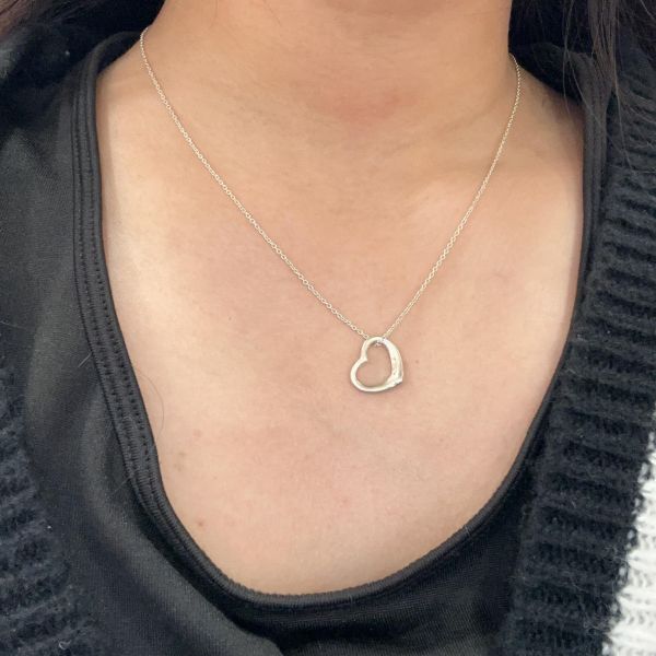 Tiffany & Co. 純銀愛心項鏈 
