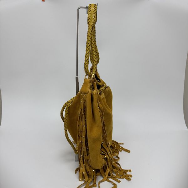 Loewe 黃色絨面革 (Suede) 手提包 