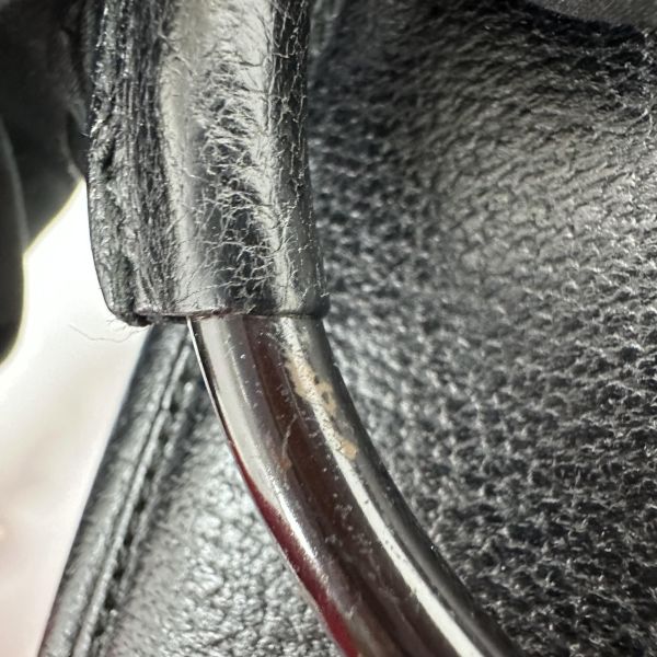 Gucci 古馳 黑色皮革化妝包 