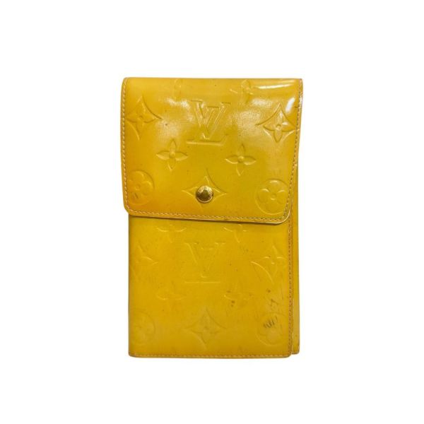 Louis Vuitton 黃色漆皮多功能皮夾腰包 