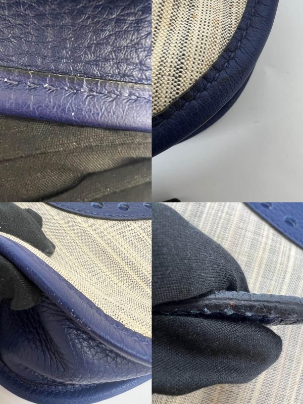 Hermès Evelyne草編手袋 