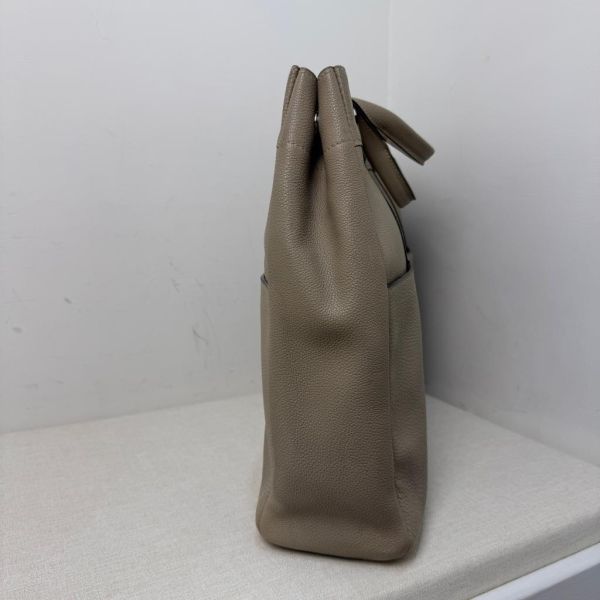 Hermès 大象灰全皮手提包 
