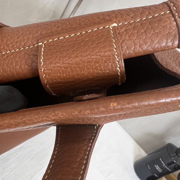 Hermès 金棕手袋 