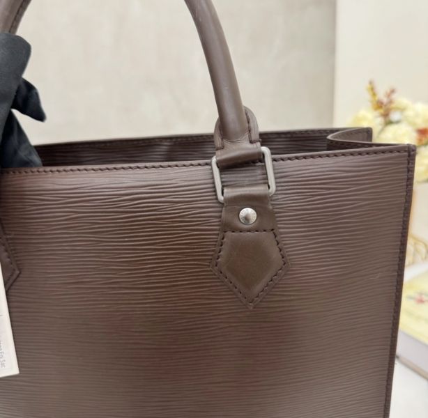 Louis Vuitton Epi Sac Plat 琴譜包 咖啡色 