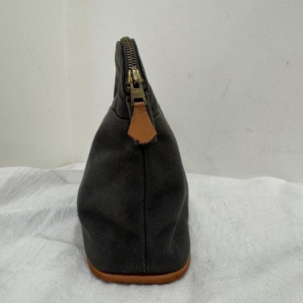 Hermès 帆布化妝品袋 